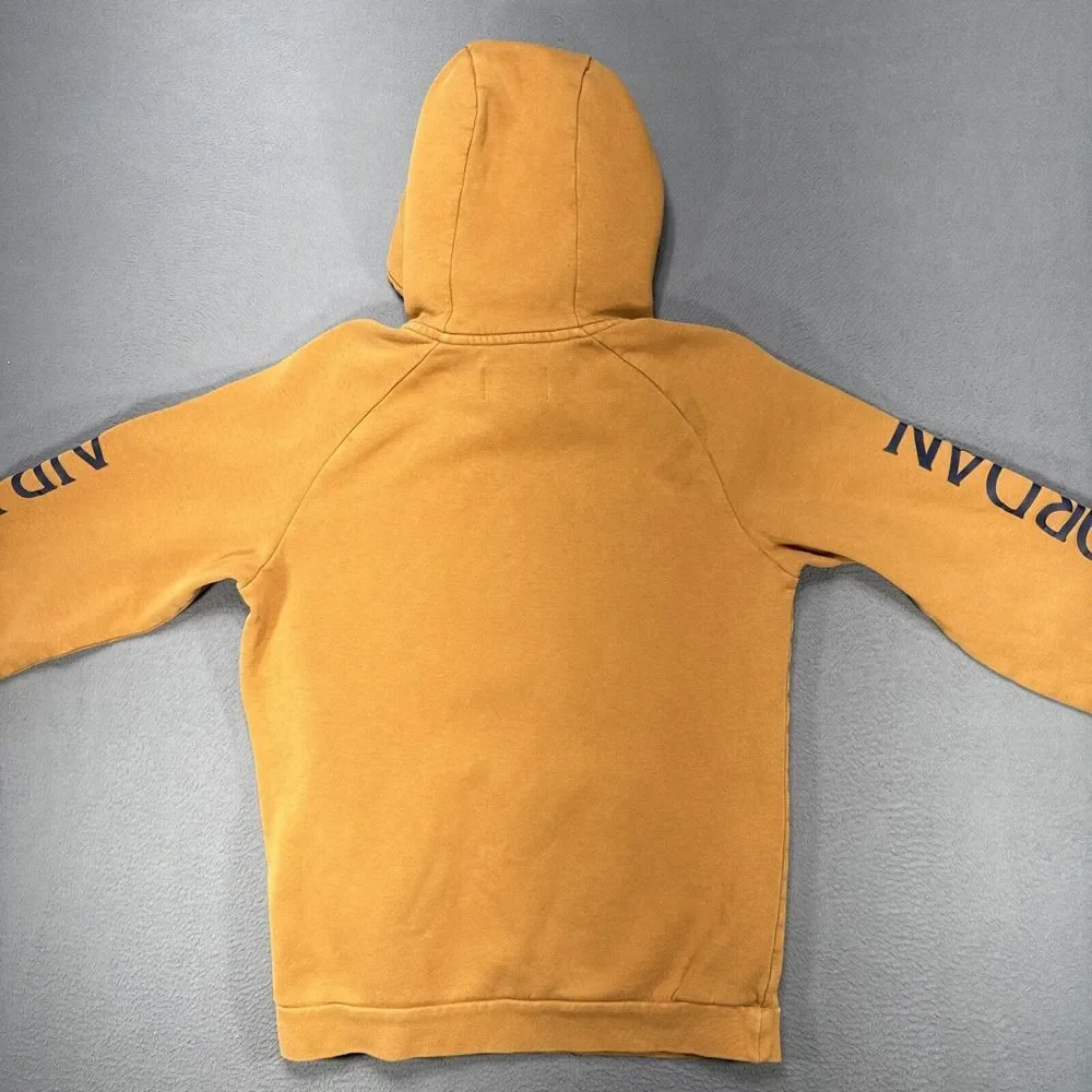 Nike Air Jordan Jumpman‎ Classic Pullover Hoodie Sz Small Wheat Retro BV6010-754